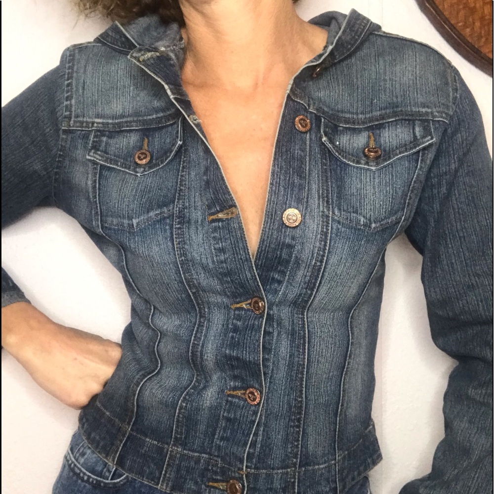 🌎VTG Y2K denim jacket